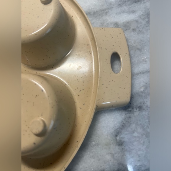 Vintage LittonWare Microwave Oven Cookware 6 Cupcake Muffin Pan Tray - Picture 4 of 8